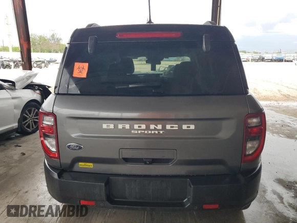 2022 Ford Bronco Sport Outer Banks with VIN 3FMCR9C6XNRD91538, listed as a Copart auction lot 58614165 with Not provided miles and Non repairable. Bid and sale history available at DreamBid. Image 6.