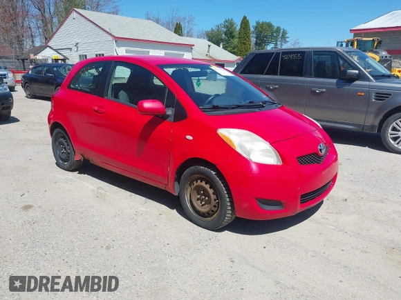 2009 Toyota Yaris with VIN JTDJT903X95251943, listed as a IAAI auction lot 42124300 with 193,503 mi miles. Bid and sale history available at carsss.com. Image 1.