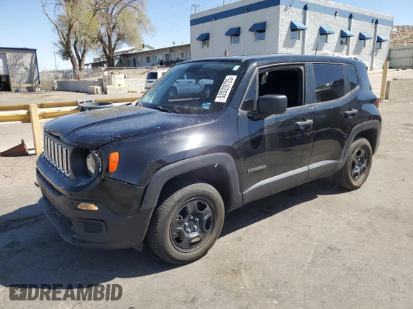 2018 Jeep Renegade Sport с VIN ZACCJBAH8JPH19695, выставлен на аукционе Copart как лот 52029725 с пробегом 57 364 миль миль и Списание • Salvage title. История ставок и продаж доступна на DreamBid. Изображение 1.