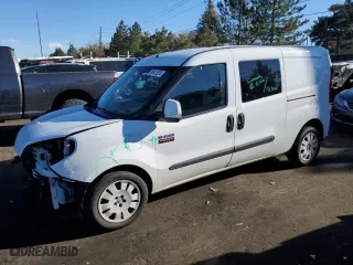 2017 Ram ProMaster City Cargo Van Tradesman SLT with VIN ZFBERFBB5H6E54787, listed as a Copart auction lot 86923524 with 67,074 mi miles and Salvage Title. Bid and sale history available at carsss.com. Image 1.