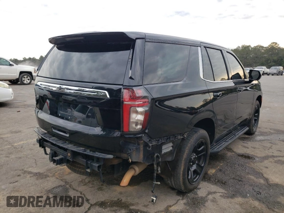 2021 Chevrolet Tahoe Commercial with VIN 1GNSCLED8MR450579, listed as a Copart auction lot 47252075 with 67,917 mi miles and Salvage title. Bid and sale history available at DreamBid. Image 3.