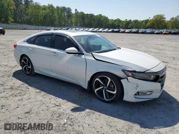 2019 Honda Accord Sport with VIN 1HGCV2F36KA026354, listed as a Copart auction lot 53116515 with 137,663 mi miles and Salvage title. Bid and sale history available at DreamBid. Image 4.
