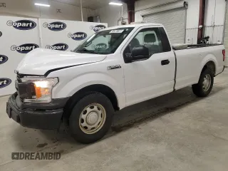 2018 Ford F-150 XL with VIN 1FTMF1CBXJKD58733, listed as a Copart auction lot 61386155 with 112,982 mi miles and Clean title. Bid and sale history available at DreamBid. Image 1.