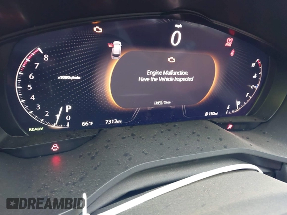 2025 Mazda CX-70 S Premium with VIN JM3KJDHC9S1113770, listed as a IAAI auction lot 41891512 with 7,313 mi miles and . Bid and sale history available at DreamBid. Image 7.