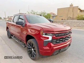2024 Chevrolet Silverado 1500 with VIN 3GCPADEK4RG119854, listed as a Copart auction lot 55273895 with 6,635 mi miles and Salvage Title. Bid and sale history available at DreamBid. Image 1.