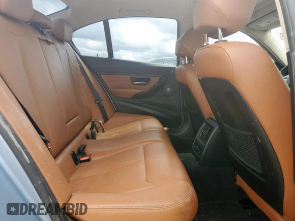 2015 BMW 3 Series 328i with VIN WBA3A5C51FF453710, listed as a Copart auction lot 58713295 with 186,395 mi miles and Salvage title. Bid and sale history available at DreamBid. Image 10.