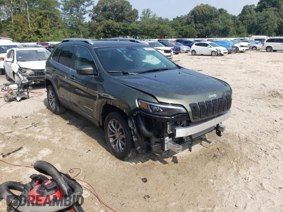 2020 Jeep Cherokee Lux with VIN 1C4PJLLX6LD530489, listed as a Copart auction lot 66874094 with 62,696 mi miles and Salvage title. Bid and sale history available at DreamBid. Image 4.