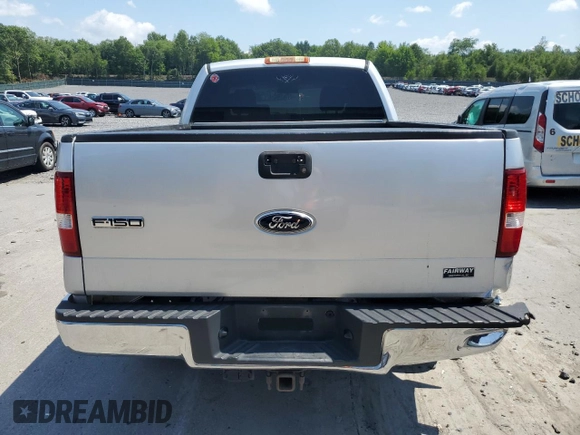 2008 Ford F-150 XLT with VIN 1FTPX14V58FB26899, listed as a Copart auction lot 65811065 with 365,446 mi miles and Salvage title. Bid and sale history available at DreamBid. Image 6.