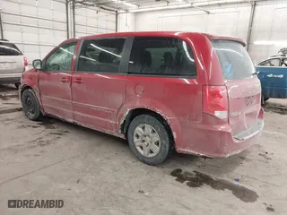 2012 Dodge Grand Caravan SE with VIN 2C4RDGBG7CR288009, listed as a IAAI auction lot 41557118 with 223,287 mi miles. Bid and sale history available at carsss.com. Image 3.