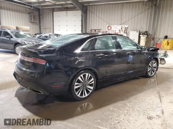 2017 Lincoln MKZ Reserve with VIN 3LN6L5F95HR638594, listed as a Copart auction lot 51854195 with 73,232 mi miles and Salvage Title. Bid and sale history available at DreamBid. Image 3.