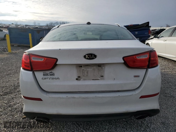 2015 Kia Optima LX with VIN 5XXGM4A78FG442926, listed as a Copart auction lot 87425064 with 210,991 mi miles and Salvage Title. Bid and sale history available at carsss.com. Image 6.