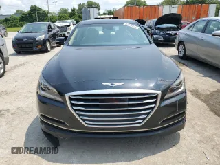2017 Genesis G80 3.8L with VIN KMHGN4JE8HU190020, listed as a Copart auction lot 63818034 with 87,035 mi miles and Salvage Title. Bid and sale history available at carsss.com. Image 5.