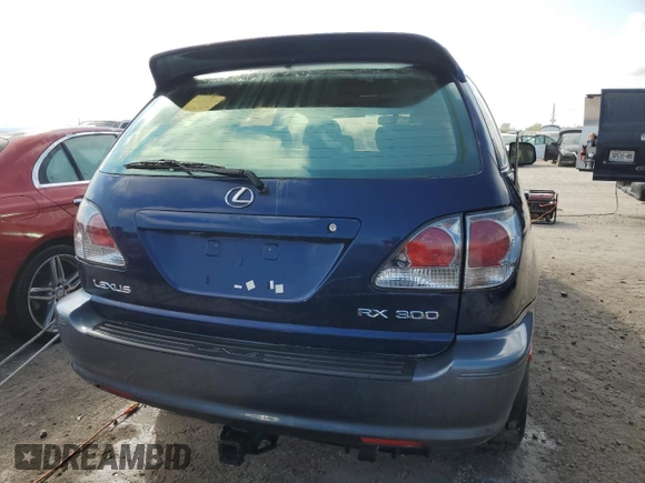2002 Lexus RX 300 with VIN JTJHF10U220261317, listed as a Copart auction lot 74466814 with 194,603 mi miles and Non Repairable. Bid and sale history available at carsss.com. Image 6.