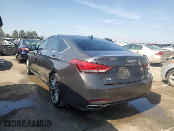 2017 Genesis G80 3.8L with VIN KMHGN4JE1HU203917, listed as a Copart auction lot 71971464 with 67,101 mi miles and Salvage Title. Bid and sale history available at carsss.com. Image 2.