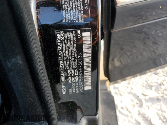 2006 Mercedes-Benz C 230 Sport z VIN WDBRF56H26F750133, wystawiony jako Copart lot #79433044 z przebiegiem 210 429 mil mil oraz Szkoda całkowita • Salvage title. Historia ofert i sprzedaży dostępna na DreamBid. Obrazek 14.