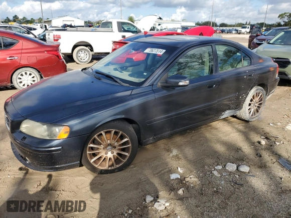 2007 Volvo S60 2.5L Turbo with VIN YV1RH592X72645362, listed as a Copart auction lot 73627514 with 80,947 mi miles and Salvage Title. Bid and sale history available at carsss.com. Image 1.