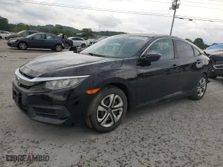 2016 Honda Civic Sedan LX with VIN 2HGFC2F51GH561721, listed as a Copart auction lot 86119554 with 124,787 mi miles and Salvage Title. Bid and sale history available at carsss.com. Image 1.