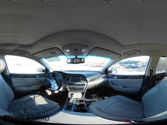 2015 Hyundai Sonata 2.4L Sport with VIN 5NPE34AF9FH041892, listed as a IAAI auction lot 42075563 with 153,024 mi miles. Bid and sale history available at carsss.com. Image 18.