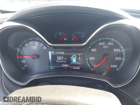2017 Chevrolet Impala LT with VIN 1G1105SA3HU161608, listed as a IAAI auction lot 41852961 with 102,992 mi miles and . Bid and sale history available at DreamBid. Image 7.