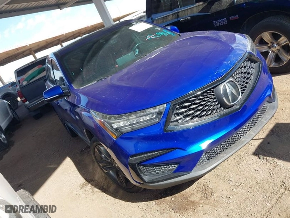 2021 Acura RDX w/A-Spec Package with VIN 5J8TC1H69ML016593, listed as a IAAI auction lot 41519105 with 71,780 mi miles. Bid and sale history available at carsss.com. Image 1.