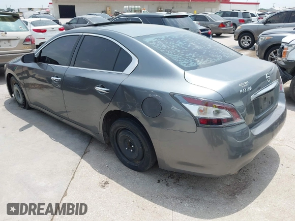 2014 Nissan Maxima S with VIN 1N4AA5AP0EC454707, listed as a IAAI auction lot 42277614 with 192,432 mi miles and . Bid and sale history available at DreamBid. Image 3.