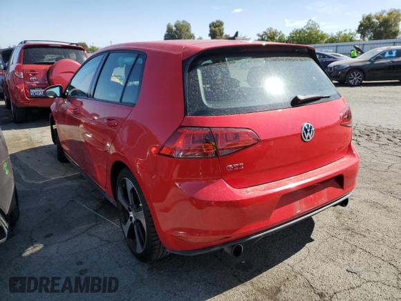 2016 Volkswagen Golf GTI S w/Performance Pkg with VIN 3VW447AU7GM021271, listed as a Copart auction lot 70221943 with 67,581 mi miles. Bid and sale history available at carsss.com. Image 2.