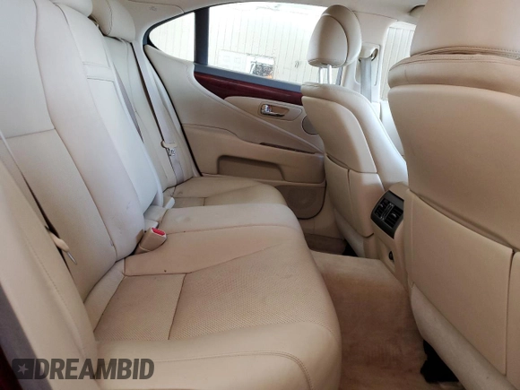 2008 Lexus LS 460 with VIN JTHBL46F485068592, listed as a Copart auction lot 60266575 with 137,014 mi miles and Salvage title. Bid and sale history available at DreamBid. Image 10.