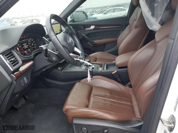 2018 Audi Q5 Premium Plus with VIN WA1BNAFY2J2017797, listed as a Copart auction lot 89398455 with 64,605 mi miles and Salvage Title. Bid and sale history available at carsss.com. Image 7.