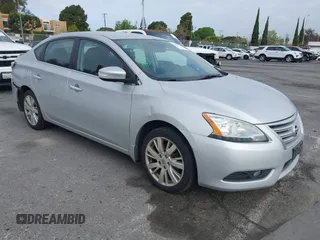 2015 Nissan Sentra S with VIN 3N1AB7AP3FY282767, listed as a IAAI auction lot 41904576 with 162,210 mi miles. Bid and sale history available at carsss.com. Image 1.