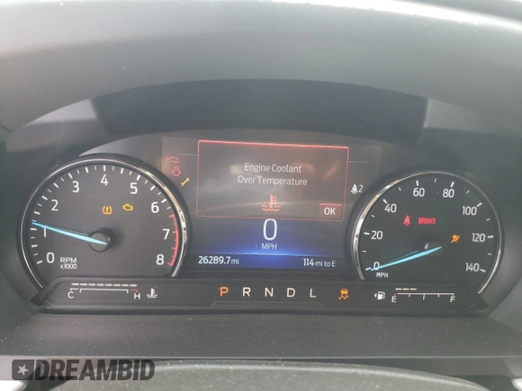 2024 Ford Explorer XLT with VIN 1FMSK8DH7RGA23907, listed as a Copart auction lot 61095905 with 26,289 mi miles and Non repairable. Bid and sale history available at DreamBid. Image 9.