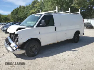 2008 Chevrolet Express Cargo Van with VIN 1GCGG25C181111770, listed as a Copart auction lot 72140084 with 0 mi miles and Clean Title. Bid and sale history available at carsss.com. Image 1.