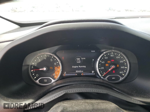 2015 Jeep Renegade Trailhawk with VIN ZACCJBCT2FPB85764, listed as a Copart auction lot 58965465 with 80,440 mi miles and Salvage title. Bid and sale history available at DreamBid. Image 9.