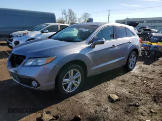2014 Acura RDX Tech Pkg with VIN 5J8TB4H58EL012483, listed as a Copart auction lot 82327014 with 57,552 mi miles and Salvage Title. Bid and sale history available at carsss.com. Image 1.