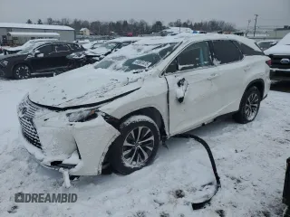 2021 Lexus RX with VIN JTJHZKFA6M2034049, listed as a Copart auction lot 44981475 with 56,053 mi miles and Salvage Title. Bid and sale history available at carsss.com. Image 1.