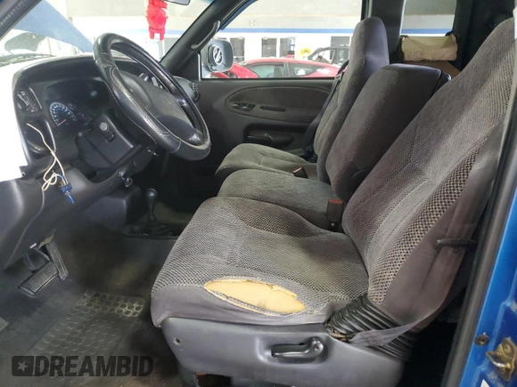 1999 Dodge 1500 with VIN 3B7HF13Z1XM598804, listed as a Copart auction lot 54130045 with 191,166 mi miles and Salvage Title. Bid and sale history available at DreamBid. Image 7.