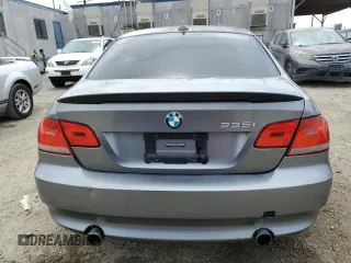 2007 BMW 3 Series 335i with VIN WBAWB735X7P034918, listed as a Copart auction lot 54627475 with 168,231 mi miles and Salvage Title. Bid and sale history available at carsss.com. Image 6.