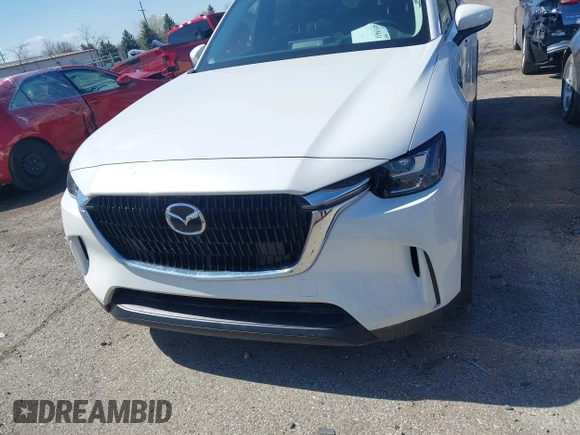 2024 Mazda CX-90 Preferred Plus with VIN JM3KKCHD1R1149169, listed as a IAAI auction lot 41935631 with 17,043 mi miles and . Bid and sale history available at DreamBid. Image 12.