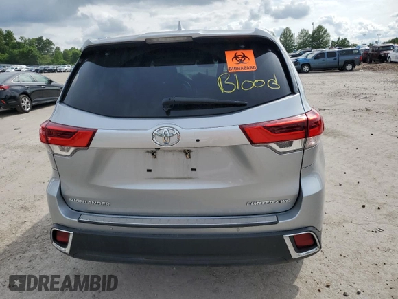 2017 Toyota Highlander Limited with VIN 5TDDZRFH0HS444271, listed as a Copart auction lot 60922755 with Not provided miles and Salvage title. Bid and sale history available at DreamBid. Image 6.