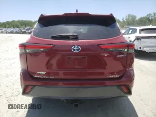2022 Toyota Highlander Hybrid Limited with VIN 5TDXBRCH4NS542480, listed as a Copart auction lot 57946125 with 49,004 mi miles and Salvage title. Bid and sale history available at DreamBid. Image 6.