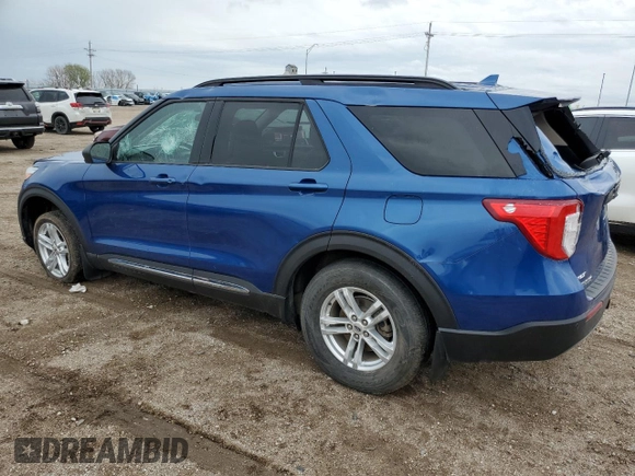 2020 Ford Explorer XLT z VIN 1FMSK8DH9LGB28875, wystawiony jako Copart lot #54262075 z przebiegiem 75 530 mil mil oraz Szkoda całkowita • Salvage title. Historia ofert i sprzedaży dostępna na DreamBid. Obrazek 2.
