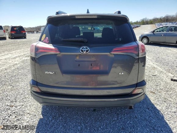 2016 Toyota RAV4 LE with VIN JTMZFREV9GJ069675, listed as a Copart auction lot 47943105 with 202,708 mi miles and Salvage Title. Bid and sale history available at carsss.com. Image 6.