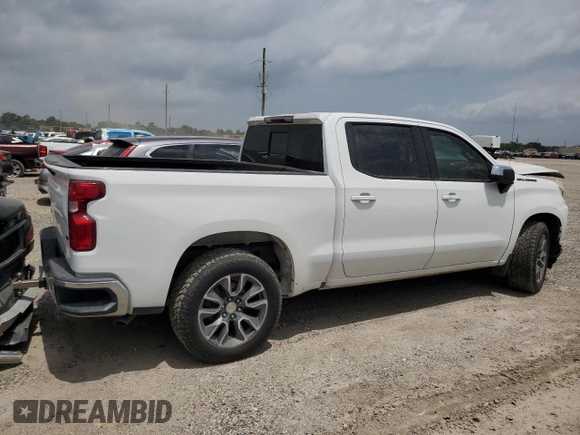 2021 Chevrolet Silverado 1500 LT with VIN 3GCPWCED5MG202859, listed as a Copart auction lot 50921295 with 122,907 mi miles and Salvage Title. Bid and sale history available at DreamBid. Image 3.