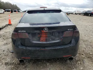 2010 Acura TSX with VIN JH4CU2F64AC004897, listed as a Copart auction lot 44047195 with 0 mi miles and Salvage Title. Bid and sale history available at carsss.com. Image 6.