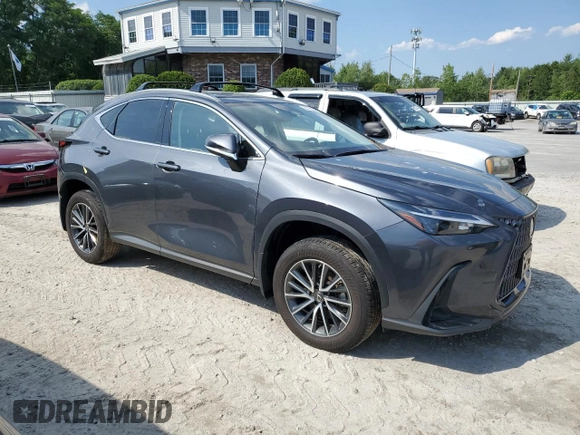 2022 Lexus NX with VIN JTJAKCEZ4N5005555, listed as a Copart auction lot 60156034 with 10,485 mi miles and Salvage Title. Bid and sale history available at carsss.com. Image 4.