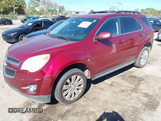 2010 Chevrolet Equinox LT w/2LT with VIN 2CNFLPEYXA6308600, listed as a IAAI auction lot 41749027 with 193,627 mi miles. Bid and sale history available at carsss.com. Image 2.