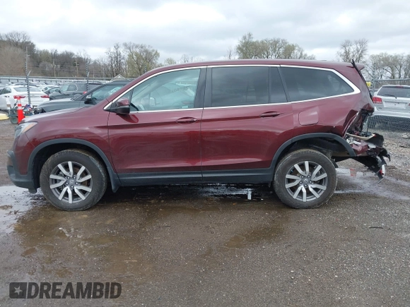 2021 Honda Pilot EX with VIN 5FNYF6H33MB080131, listed as a IAAI auction lot 41951331 with 40,919 mi miles and . Bid and sale history available at DreamBid. Image 14.