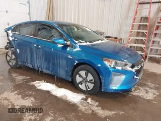 2017 Hyundai Ioniq Blue z VIN KMHC65LC1HU036827, wystawiony jako IAAI lot #41619372 z przebiegiem 192 853 mil mil oraz . Historia ofert i sprzedaży dostępna na DreamBid. Obrazek 1.