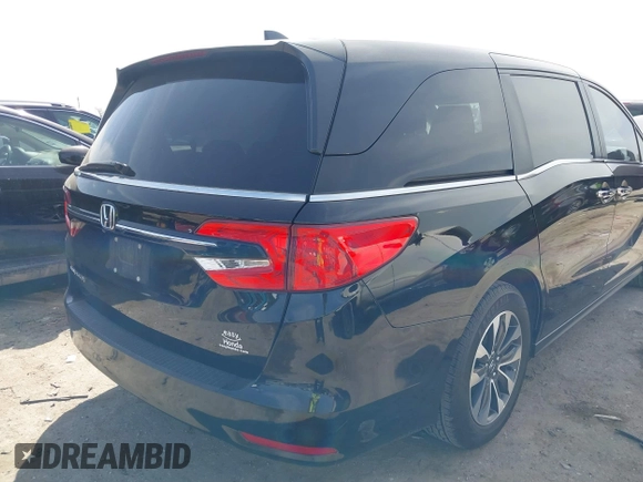 2022 Honda Odyssey EX-L z VIN 5FNRL6H77NB032147, wystawiony jako IAAI lot #41795448 z przebiegiem 64 160 mil mil oraz . Historia ofert i sprzedaży dostępna na DreamBid. Obrazek 4.