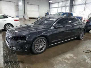 2013 Audi A8 L 4.0L with VIN WAUR2AFD9DN019217, listed as a Copart auction lot 42625595 with 131,451 mi miles and Salvage Title. Bid and sale history available at carsss.com. Image 1.