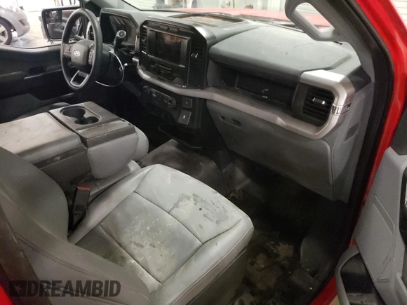 2022 Ford F-150 XL with VIN 1FTMF1CB1NKE26925, listed as a Copart auction lot 45418635 with 0 mi miles and Salvage Title. Bid and sale history available at carsss.com. Image 8.
